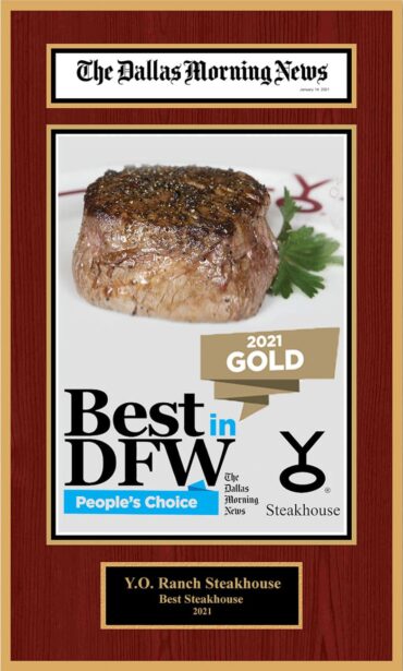 Best Steakhouse, 2021 - Dallas Morning News
